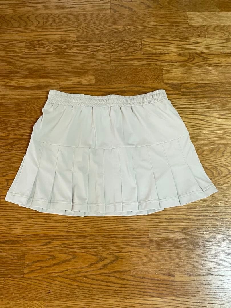 Admiral プリーツスカート M テニススコート ベージュ