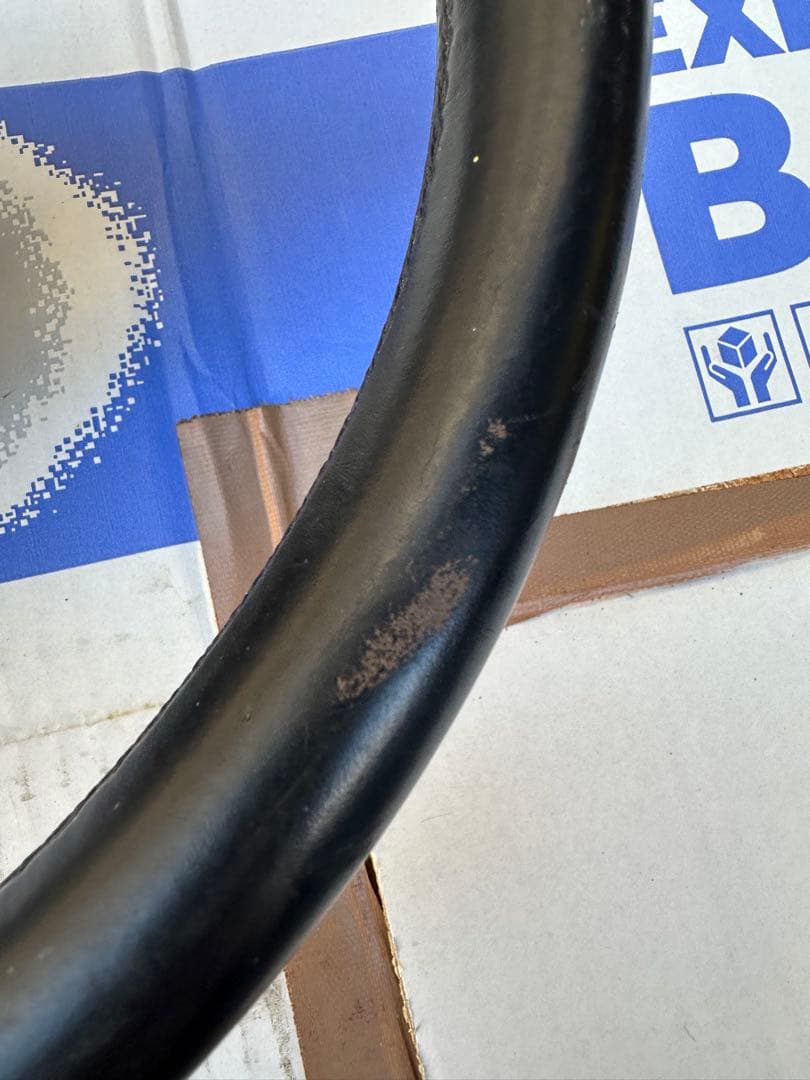 希少　当時物　TOM'S Racing レザーステアリング　36パイ