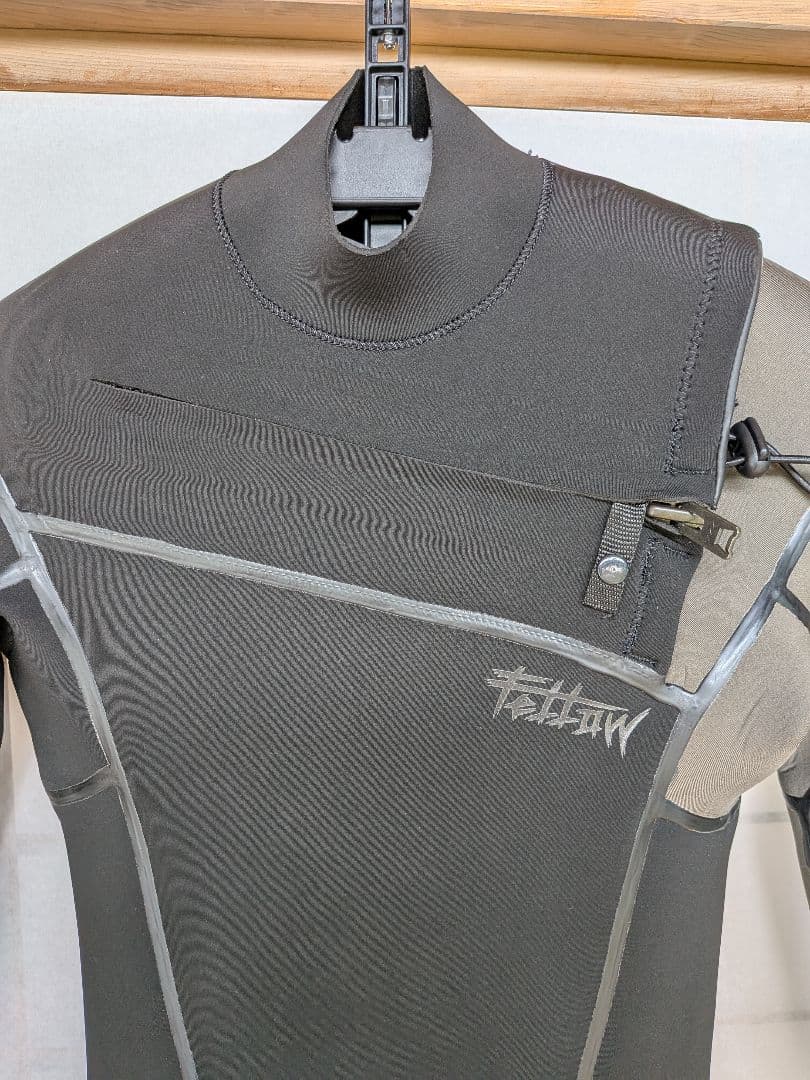 FELLOW メンズ フルスーツ ワンショルダーチェストジップ 1.5mm