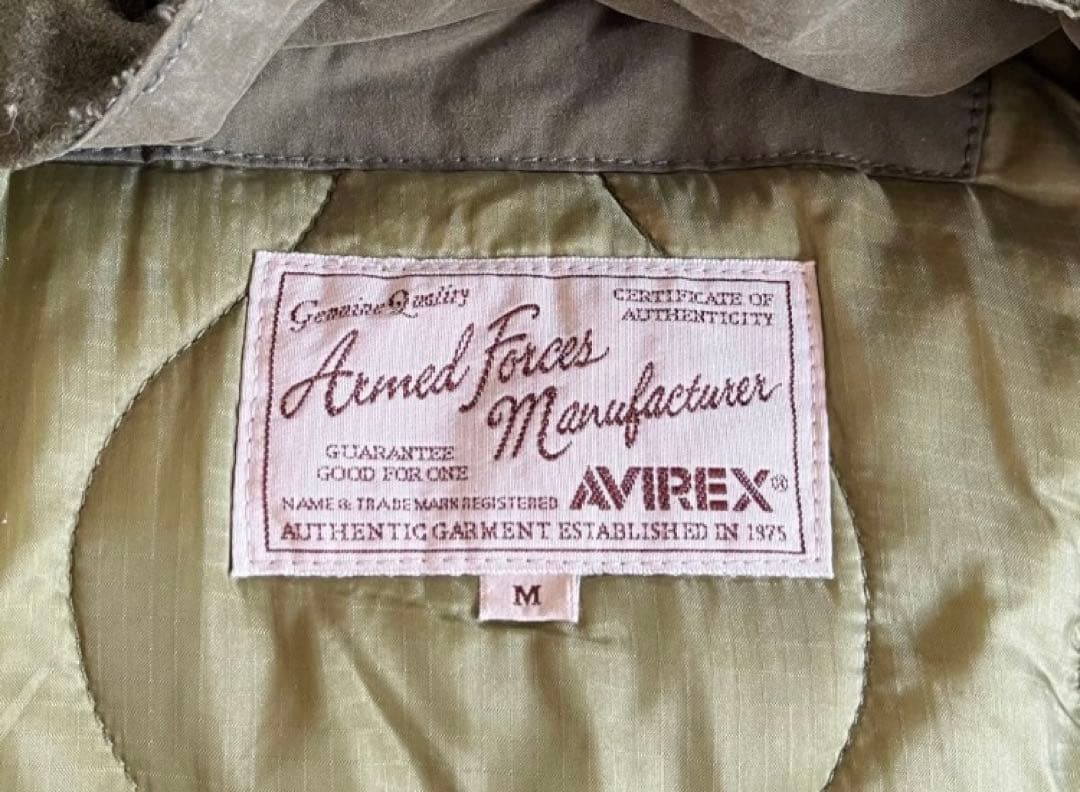 AVIREX M-65 モッズコート フルセット フィッシュテールパーカー M